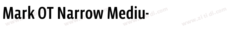 Mark OT Narrow Mediu字体转换